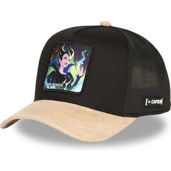 Cappellino trucker nero e marrone Malefica Dark Power SP PRI3 Disney di Capslab
