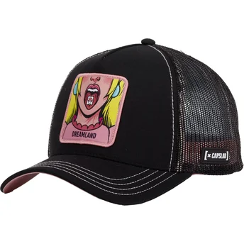 Schwarze Trucker-Kappe Dreamland CAS2 DRE1 von Capslab