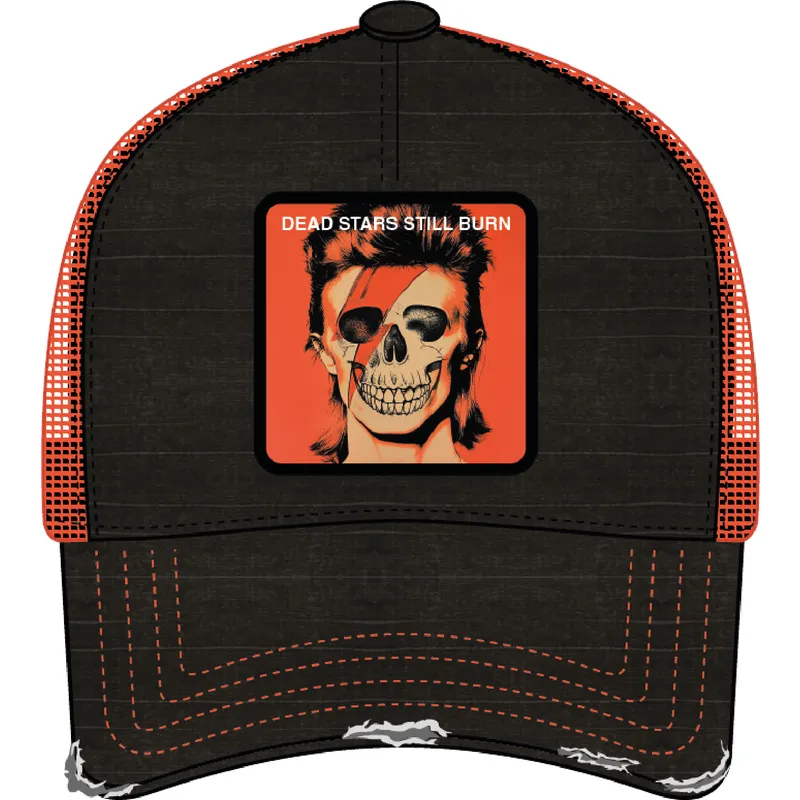svart-och-orange-trucker-keps-david-bowie-dead-stars-still-burn-fam-dea-famous-fran-capslab