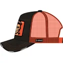 cappellino-trucker-nero-e-arancione-david-bowie-dead-stars-still-burn-fam-dea-famous-di-capslab