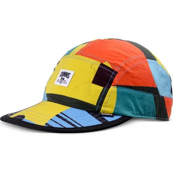 Cappellino curvo multicolore regolabile Geometric Dark Soft FC di Djinns
