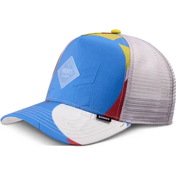 Cappellino trucker multicolore Geometric Bright HFT di Djinns
