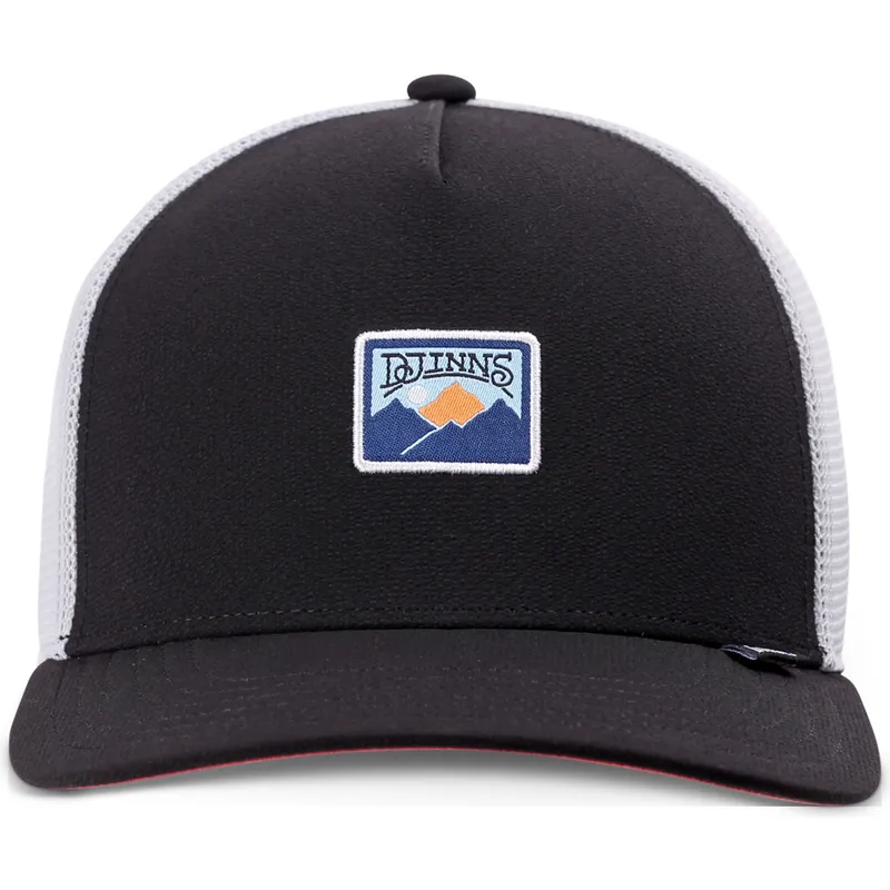 djinns-sort-og-hvid-trucker-kasket-seersoftmesh-hft