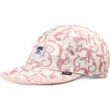 cappellino-curvo-beige-e-rosa-simple-aztek-soft-fc-di-djinns