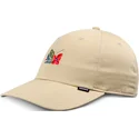 cappellino-curvo-beige-regolabile-m-flowers-di-djinns