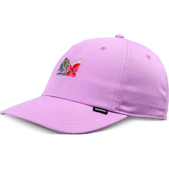 Cappellino viola con visiera curva regolabile M-Flowers di Djinns