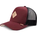 cappello-trucker-rosso-e-nero-plainlace-hft-di-djinns