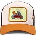 cappellino-trucker-marrone-riding-fast-hft-di-coastal