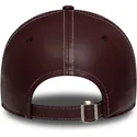 casquette-courbee-grenat-ajustable-9forty-topstitch-pu-new-york-yankees-mlb-new-era