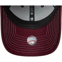 casquette-courbee-grenat-ajustable-9forty-topstitch-pu-new-york-yankees-mlb-new-era