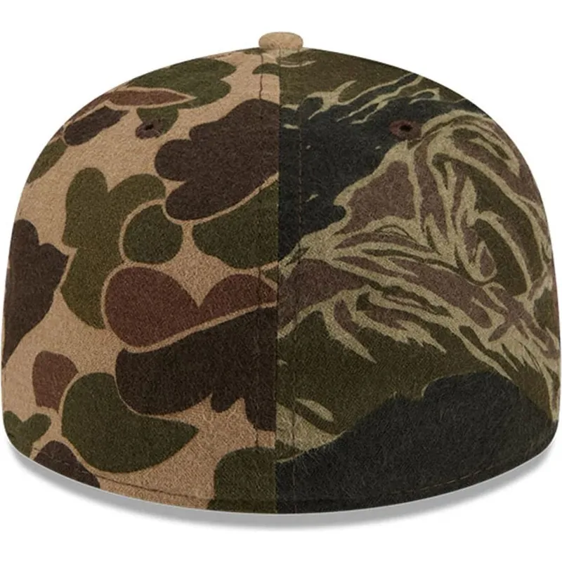 czapka-z-zakrzywionym-daszkiem-kamuflaz-dopasowana-59fifty-pre-curved-brushed-cotton-three-looms-woodland-new-era