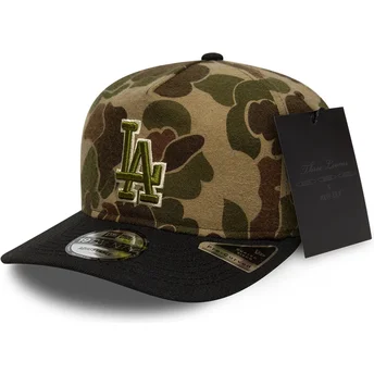 New Era Curved Brim 19TWENTY Brushed Cotton Three Looms Duck Los Angeles Dodgers MLB Camouflage Adjustable Cap