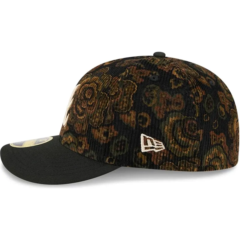 czarna-czapka-z-zakrzywionym-daszkiem-59fifty-low-profile-floral-cord-three-looms-printed-corduroy-atlanta-braves-mlb-od-new-era