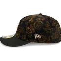 cappellino-curvo-nero-regolabile-59fifty-low-profile-floral-cord-three-looms-printed-corduroy-dei-detroit-tigers-mlb-di-new-era