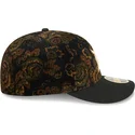 czarna-dopasowana-czapka-z-zakrzywionym-daszkiem-59fifty-low-profile-floral-cord-three-looms-printed-corduroy-detroit-tigers-mlb