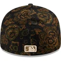 czarna-dopasowana-czapka-z-zakrzywionym-daszkiem-59fifty-low-profile-floral-cord-three-looms-printed-corduroy-detroit-tigers-mlb