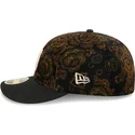 san-diego-padres-mlb-new-era-59fifty-low-profile-floral-cord-three-looms-printed-corduroy-svart-bojd-justerbar-keps