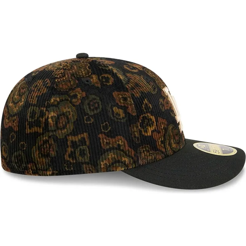 sort-buet-fitted-59fifty-low-profile-floral-cord-three-looms-printed-corduroy-kasket-fra-los-angeles-dodgers-mlb-fra-new-era