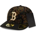 new-era-curved-brim-59fifty-low-profile-floral-cord-three-looms-printed-corduroy-boston-red-sox-mlb-black-fitted-cap