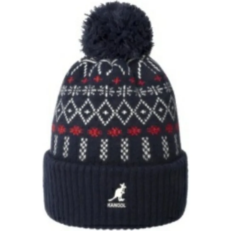 gorro-blu-navy-con-pompon-holiday-dk-blue-di-kangol