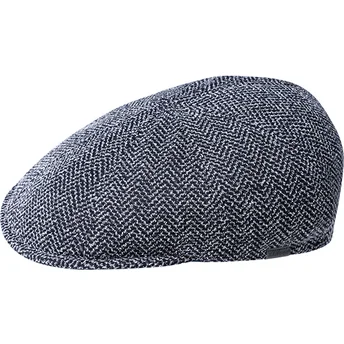 Béret bleu marine Pattern Flexfit Marled Navy Kangol