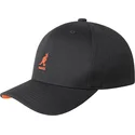 schwarze-gebogene-verstellbare-mutze-wool-flexfit-baseball-beluga-black-von-kangol