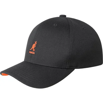Kangol sort buet justerbar Wool Flexfit Baseball Beluga Black kasket