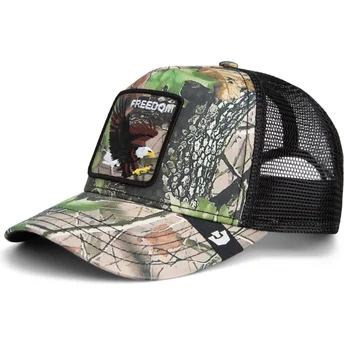 Trucker-Kappe Tarnung Adler Freedom Eagle Camouflage Seasonal Real Tree The Farm von Goorin Bros.