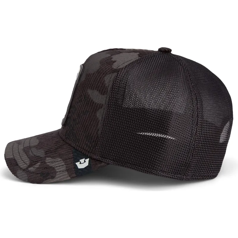 czapka-trucker-czarna-pantera-panther-corduroy-camo-the-farm-od-goorin-bros
