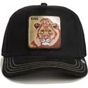 casquette-trucker-noire-lion-king-golden-suede-the-farm-goorin-bros