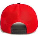 gorra-trucker-rossa-e-nera-bufalo-ruthless-buffalo-suede-the-farm-di-goorin-bros