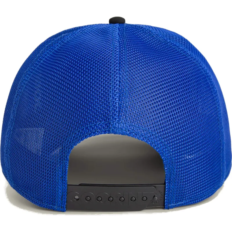 czapka-trucker-niebiesko-czarna-z-pitbullem-flex-pitbull-suede-the-farm-od-goorin-bros