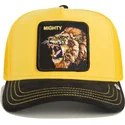 goorin-bros-the-farm-mighty-lion-suede-gelb-schwarze-lowen-trucker-cap