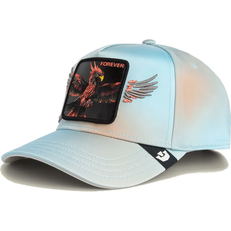 cappellino-curvo-multicolore-snapback-fenice-forever-never-stop-never-stopping-wings-the-farm-di-goorin-bros