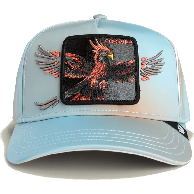 cappellino-curvo-multicolore-snapback-fenice-forever-never-stop-never-stopping-wings-the-farm-di-goorin-bros