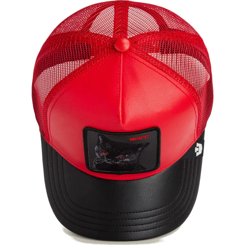 czapka-trucker-czerwona-i-czarna-kot-misfit-courtside-the-farm-od-goorin-bros