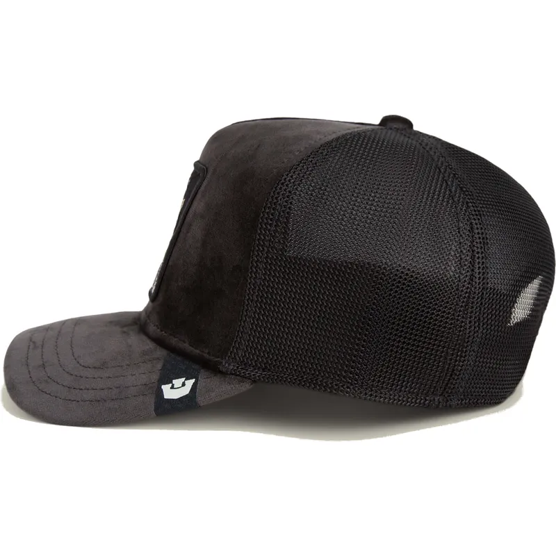 czarna-czapka-trucker-z-pantera-strength-panther-velour-the-farm-od-goorin-bros