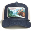 gorra-trucker-blu-e-bianca-alce-off-the-grid-staycation-homestead-the-farm-di-goorin-bros