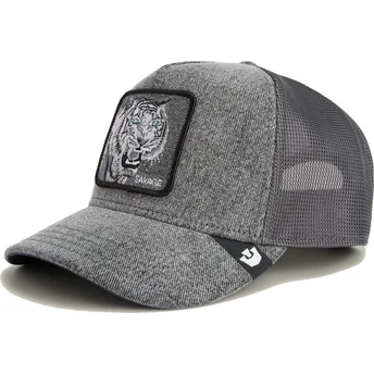 Cappellino trucker grigio tigre Savage Denim The Farm di Goorin Bros.