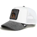 casquette-trucker-blanche-et-grise-chien-rottweiler-bad-boy-denim-the-farm-goorin-bros