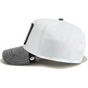 casquette-trucker-blanche-et-grise-chien-rottweiler-bad-boy-denim-the-farm-goorin-bros