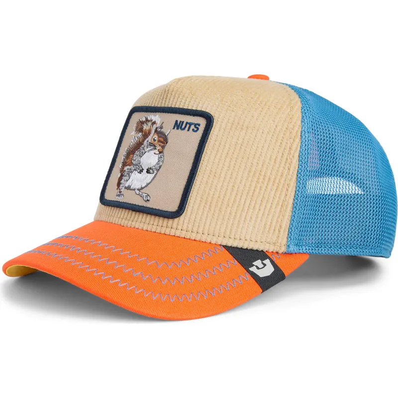 czapka-trucker-wielokolorowa-wiewiorka-nuts-remix-the-farm-od-goorin-bros