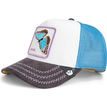 Czapka trucker wielokolorowa motyl Social Remix The Farm od Goorin Bros.