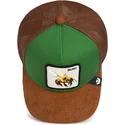 czapka-trucker-zielono-brazowa-pszczola-busy-remix-the-farm-marki-goorin-bros