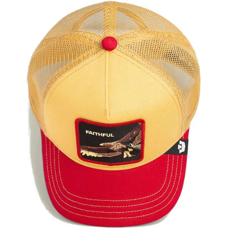 czapka-trucker-zolto-czerwona-orzel-the-faithful-eagle-sport-the-farm-od-goorin-bros