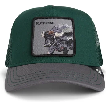 Goorin Bros. Buffalo Ruthless Two-Tone Sport The Farm Green and Grey Trucker Hat