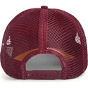 cappello-trucker-rosso-e-giallo-gufo-the-real-talk-sport-the-farm-di-goorin-bros