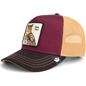 Casquette trucker multicolore hibou Real Talk Tri Tone The Farm Goorin Bros.