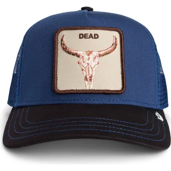 Goorin Bros. Ox Two-Tone Skull Grit The Farm Blue and Black Trucker Hat