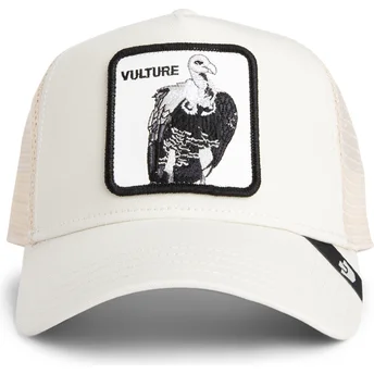 Cappello trucker bianco avvoltoio Vulture Grit The Farm di Goorin Bros.